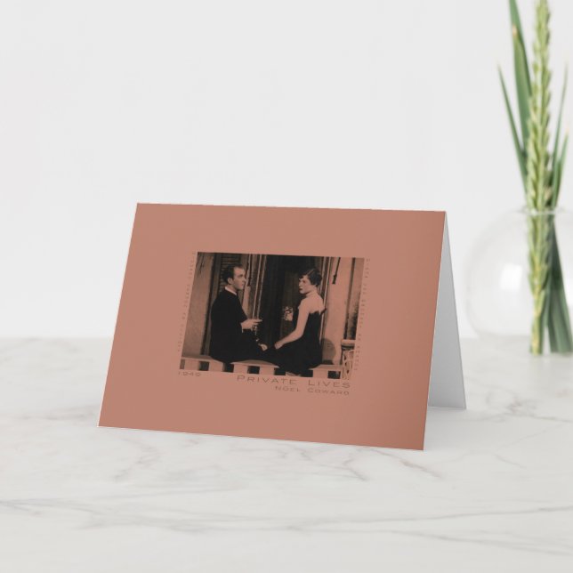 Carte de voeux de vies privées (Devant)