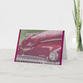 Carte de voeux de voiture d'automobile de "De