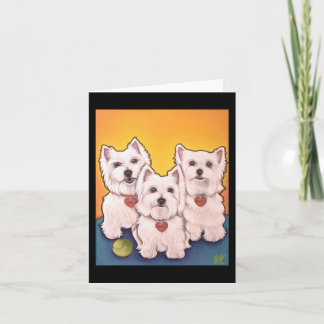 Carte de voeux de Westie