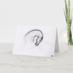 Carte de voeux de zodiaque d'année de cheval du