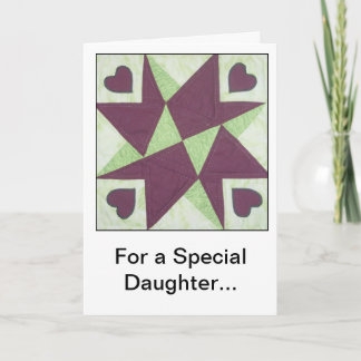 Carte de voeux d'encouragement de bloc d'édredon