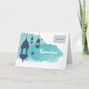 Carte de voeux d'entreprise de Ramadan