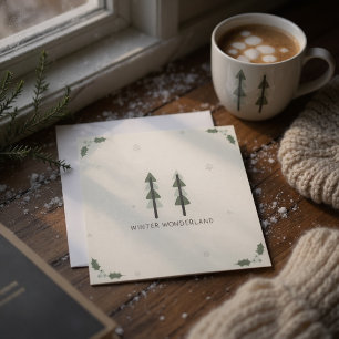 Carte de Vœux d'Entreprise Minimaliste Moderne