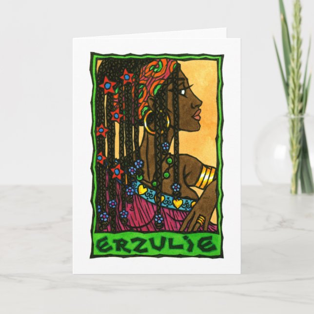 Carte de voeux d'Erzulie (Devant)