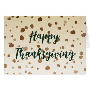 Carte de voeux des Acorns de Thanksgiving