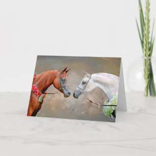 Carte de voeux des champions du cheval arabe