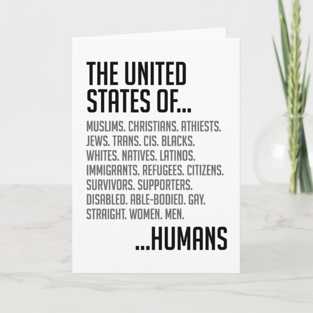 Carte de voeux des Etats-Unis (Devant)