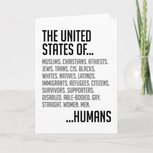 Carte de voeux des Etats-Unis