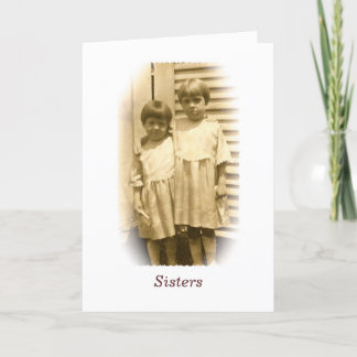Carte de voeux des soeurs