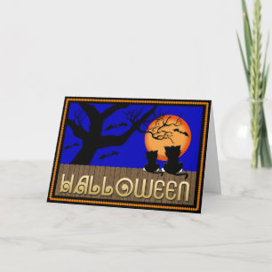 Carte de voeux d'esprit de Halloween