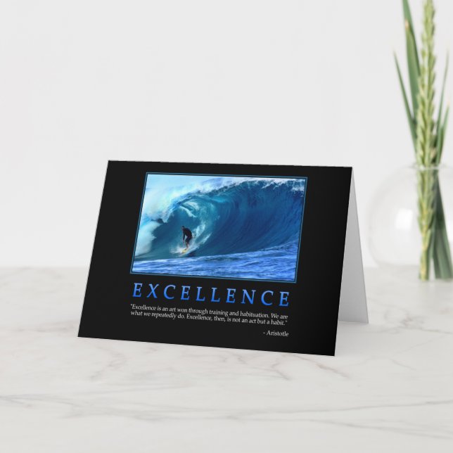 Carte de voeux d'excellence (Devant)