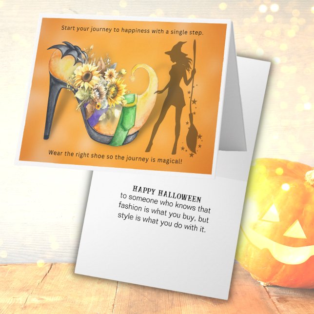 Carte de voeux d'Halloween Fashionista (Créateur téléchargé)