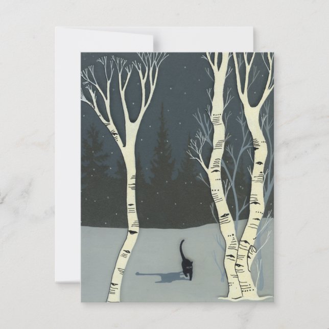 Carte de voeux d'hiver (Devant)