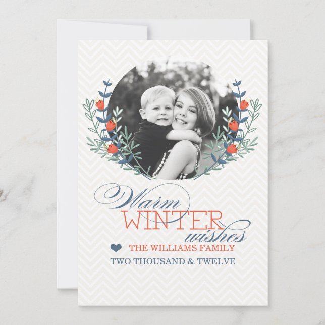 Carte de voeux d'hiver (Meilleur prix du jour) (Devant)