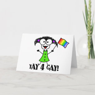 Carte de voeux d'homosexuel de Yay 4
