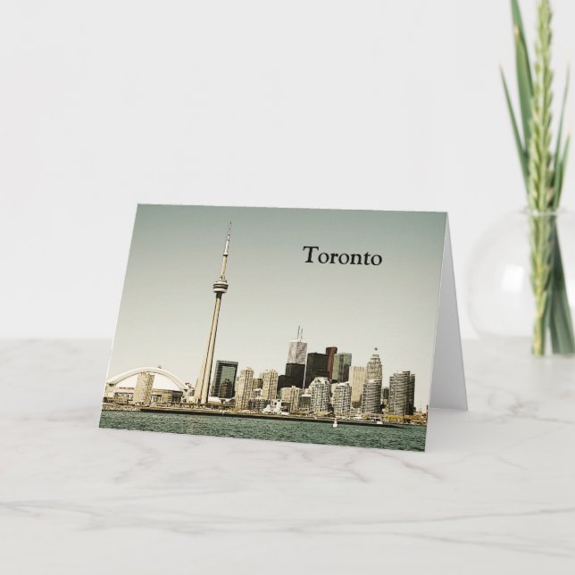 Carte de voeux d'horizon de Toronto (Devant)