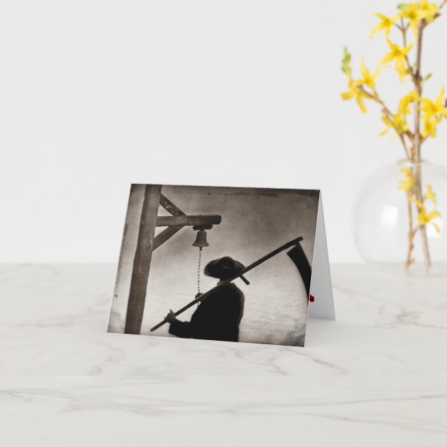 Carte de voeux Dia De Los Muertos (Fleur jaune)