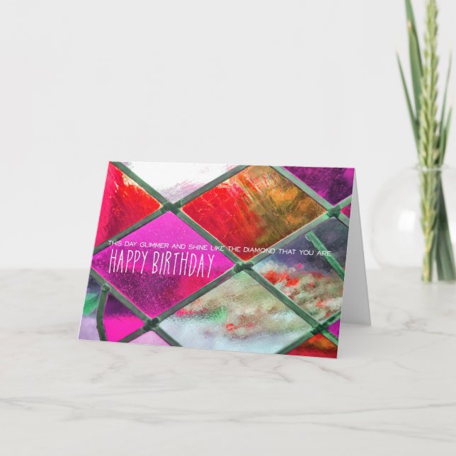 Carte de voeux DIAMOND PANED (Devant)