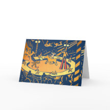 Carte de voeux d'illustrations originales de