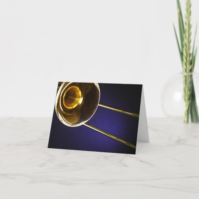 Carte de voeux d'images Trombones (Devant)