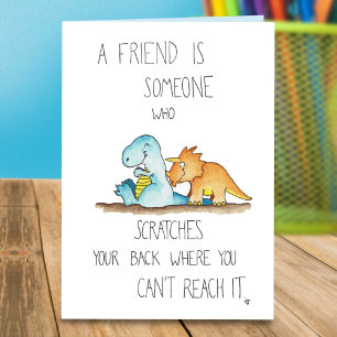 Carte de voeux DINOSAUR AMIS par Nicole Janes