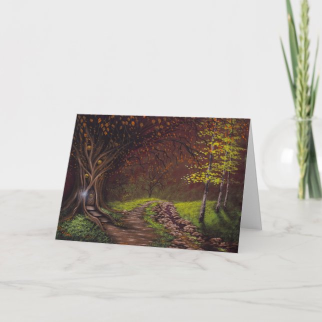 Carte de voeux d'octobre Woods (Devant)