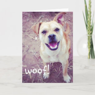 Carte de voeux Doggie Fête des pères