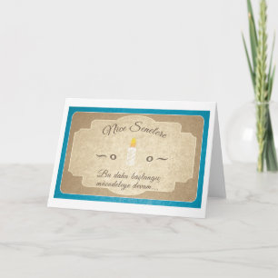 Carte de voeux Doğum Günü Kutlama Kartı (Erkek)