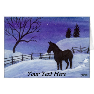Carte de voeux Donkey