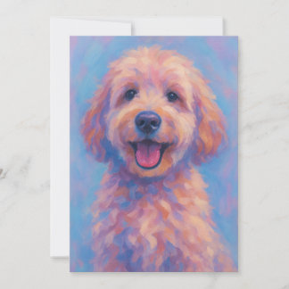 Carte de voeux Doodle d'or - Blanc à l'intérieur