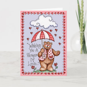 Carte de vœux - Douce pluie d'amour