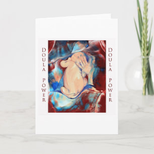 Carte de voeux Doula Power