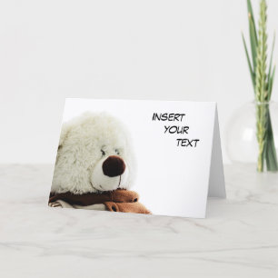 Carte de voeux d'ours
