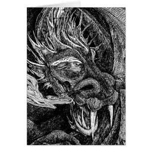 Carte de voeux Dragon