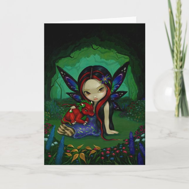 Carte de voeux "Dragonling Garden I" (Devant)