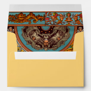 Carte de vœux Dragons et Gargouilles Enveloppe