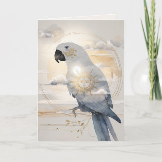 Carte de vœux Dreamwoven Guardian Perroquet
