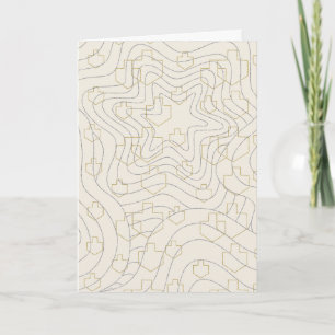Carte de voeux "Dreidels & Stars" avec Enveloppe