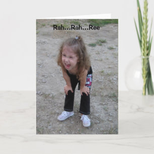 Carte de voeux drôle de joyeux anniversaire Rah