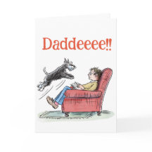 Carte de vœux drôle de Schnauzer pour la fête des