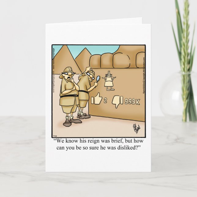 Carte de vœux drôle d'humour de divorce pour elle (Devant)