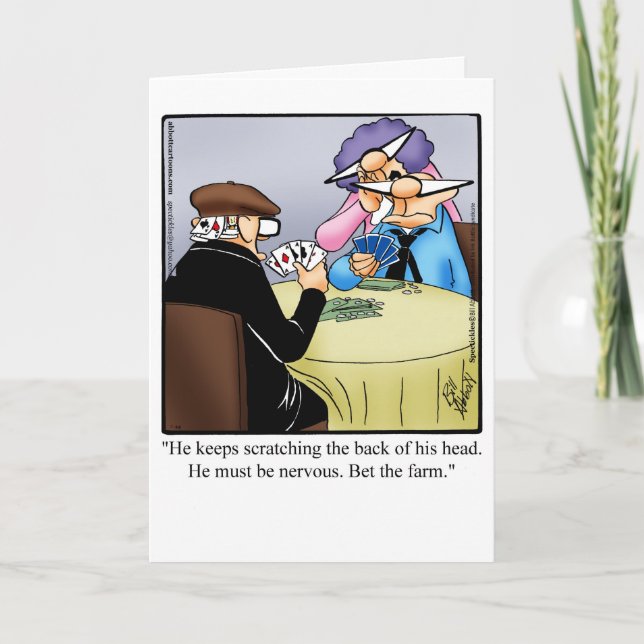 Carte de vœux drôle pour anniversaire de mariage (Devant)