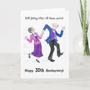 Carte de voeux du 30e anniversaire