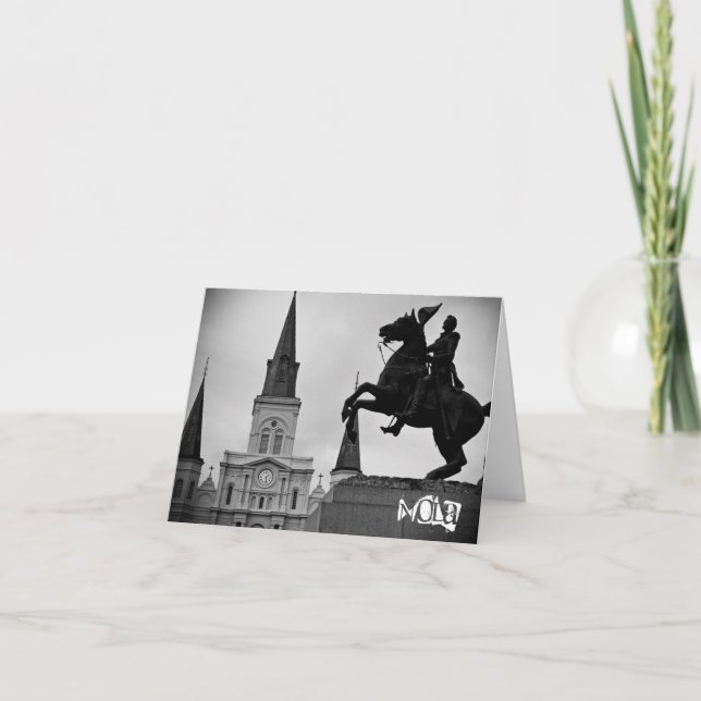 Carte de voeux du Carré Jackson "NOLA" (Devant)