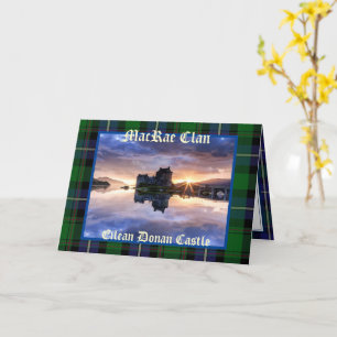 Carte de vœux du Château d'Eilean Donan - Clan Mac