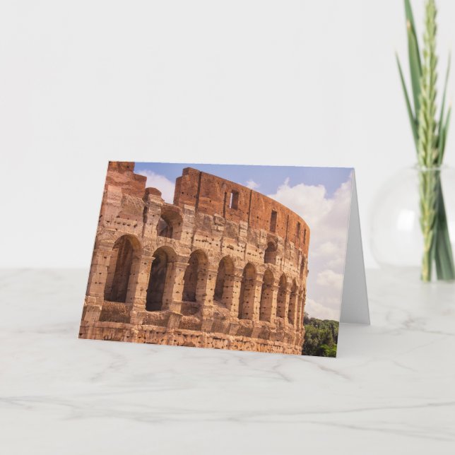 Carte de voeux du Colisée de Rome (Devant)