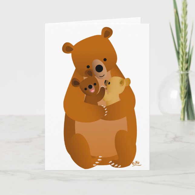 Carte de voeux du jour de mère (Devant)