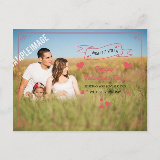 Carte de voeux du jour de Valentines (Devant)