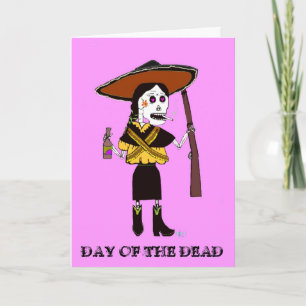 Carte de voeux du jour des morts