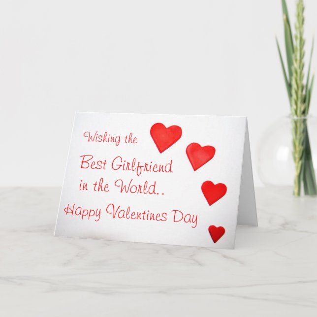 Carte de voeux du jour du Valentin (Devant)